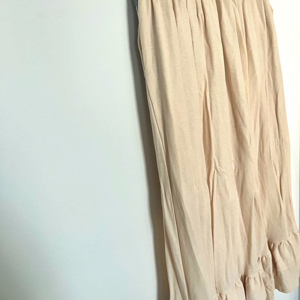 Ruffle-hemmed Maxi